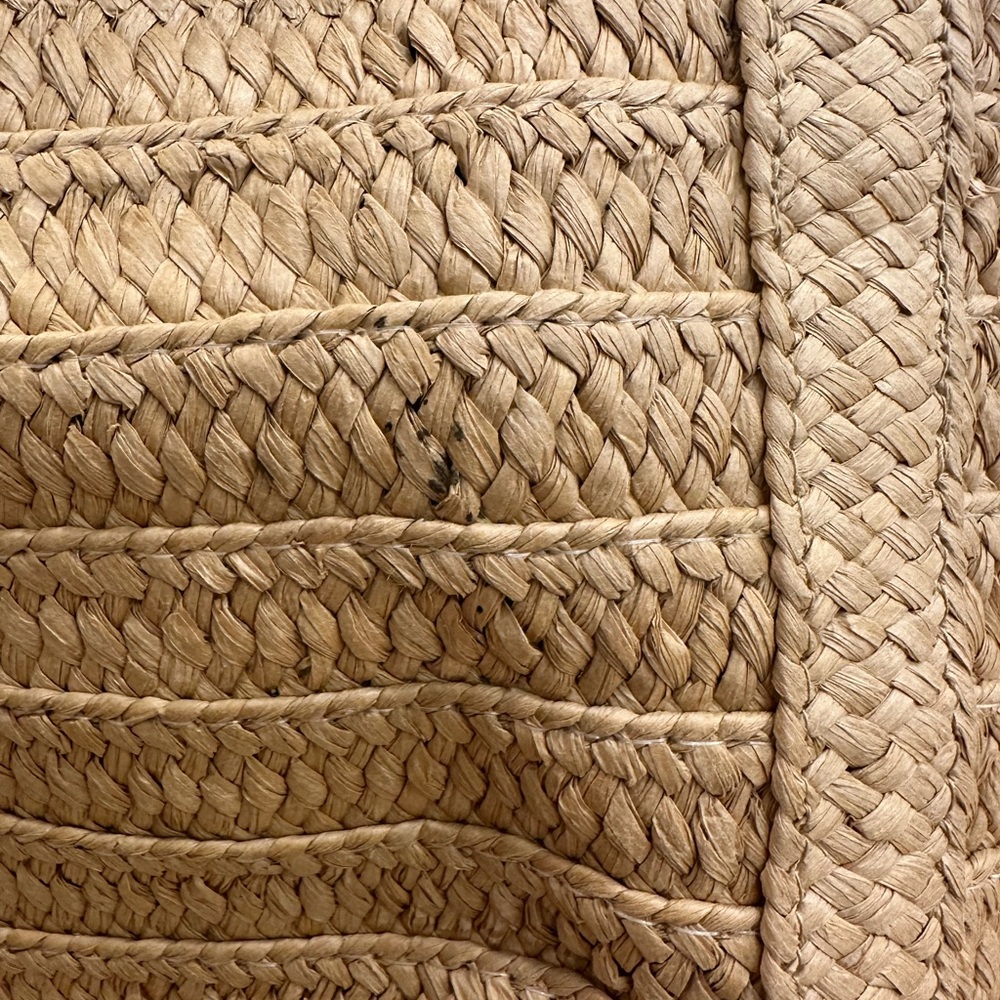 Draper James Elegant Tan Woven Tote Bag - Picture 5 of 7